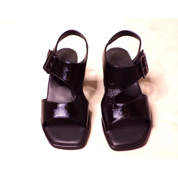 🆕PAUL GREEN Tanya Slingback Block Heel Sandal Pump Shoes 8.5 Black - Picture 9 of 15
